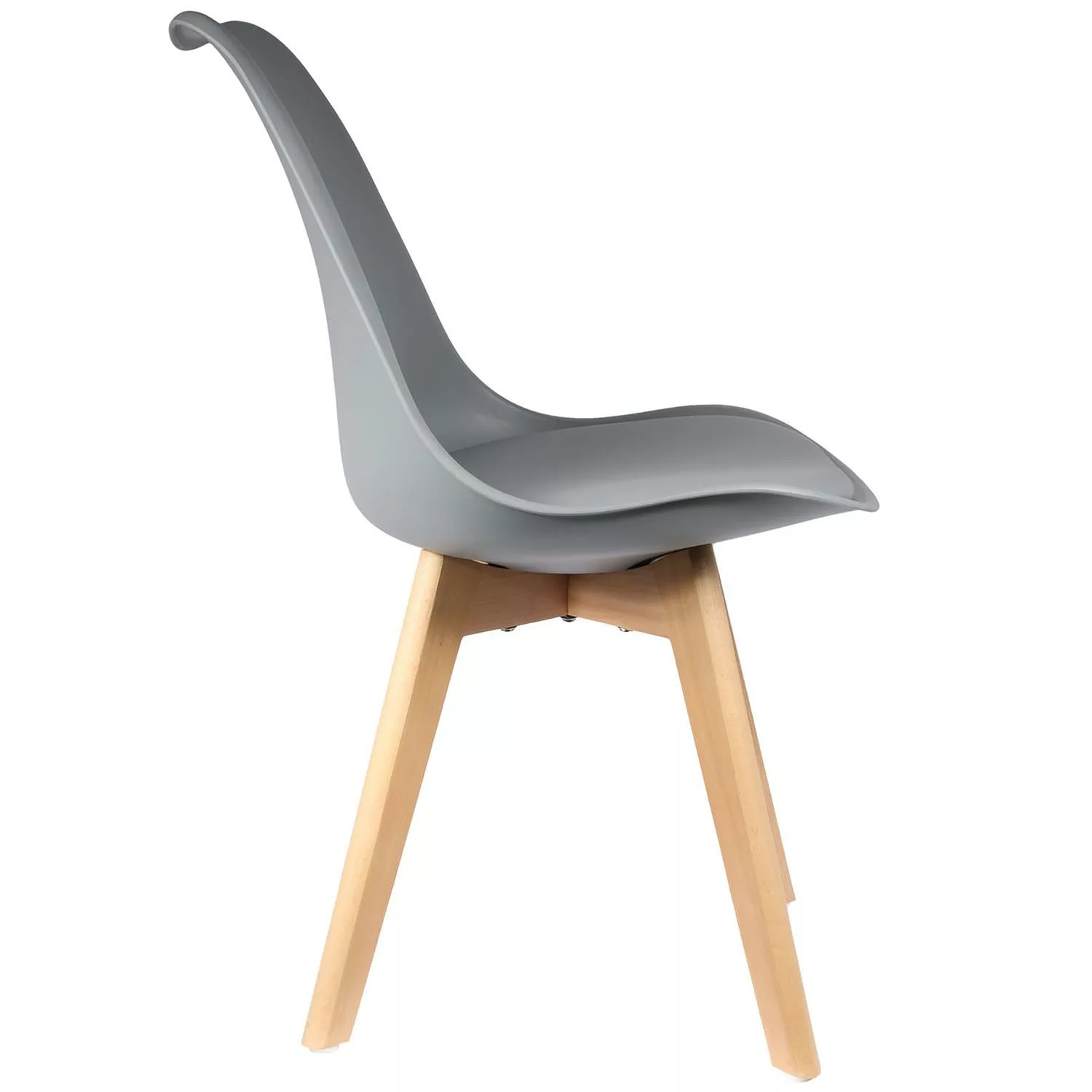 Chaise scandinave Grise – Image 2