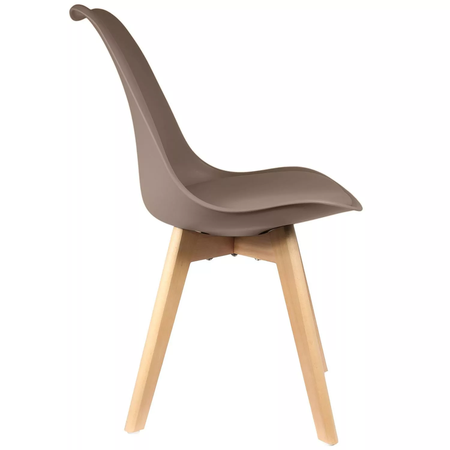 Chaise scandinave Taupe – Image 2