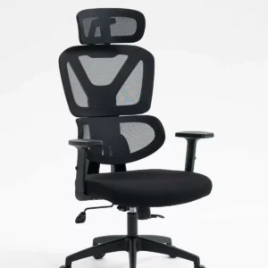 Fauteuil de bureau ergonomique en mèche