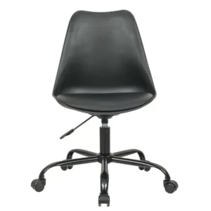 Chaise de bureau avec roulette Noir