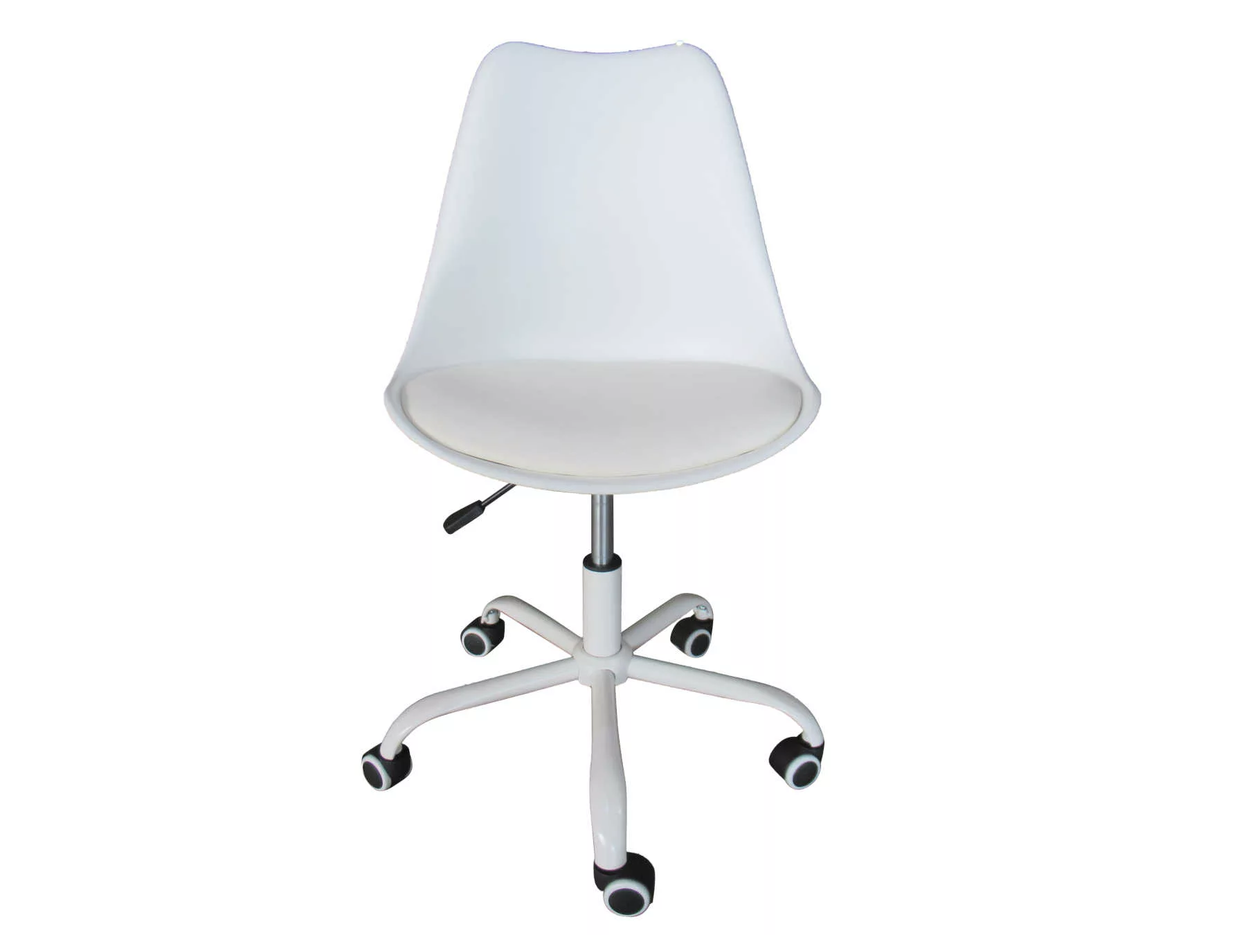 Chaise de bureau avec roulette blanche – Image 2