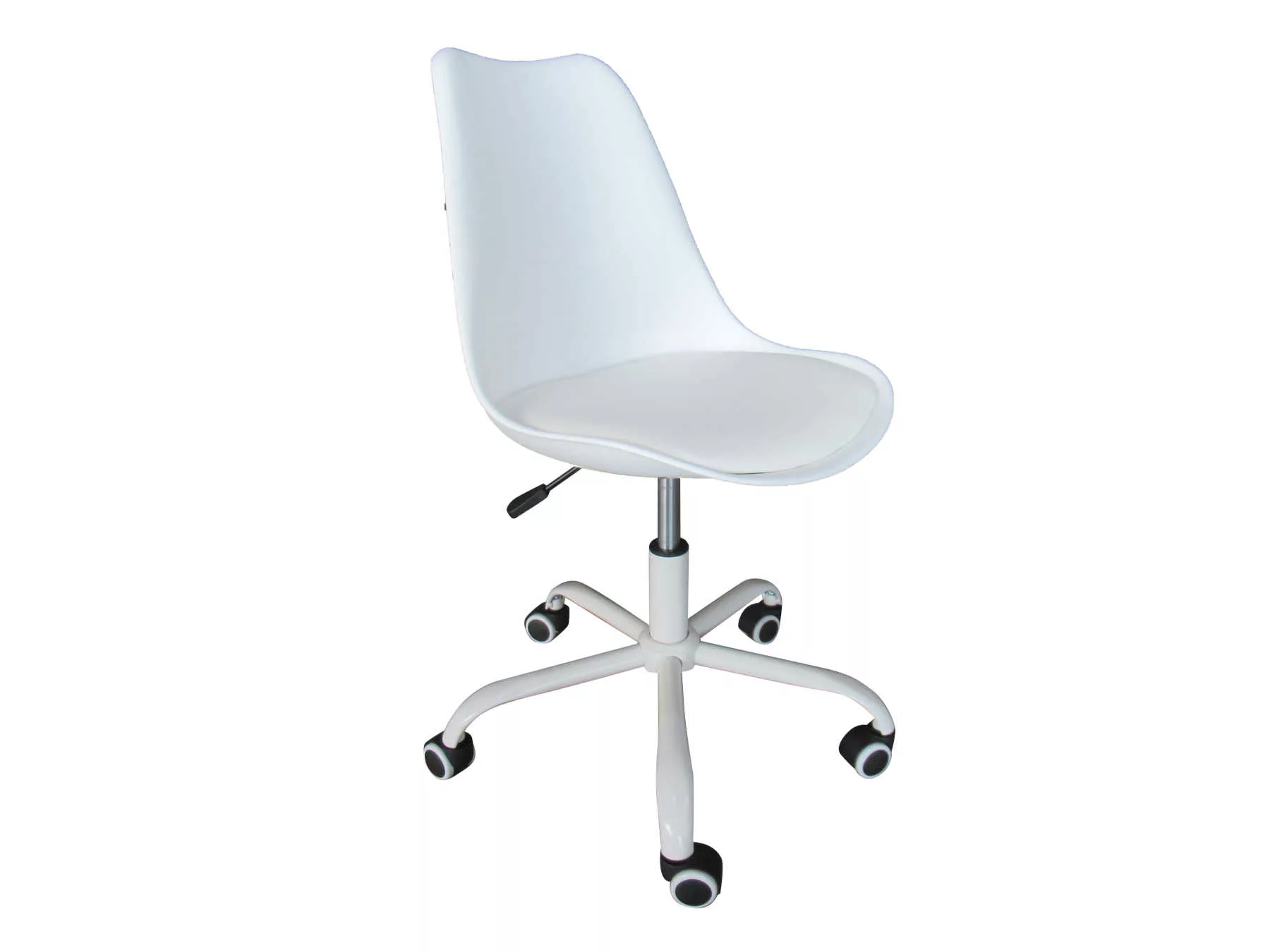 Chaise de bureau avec roulette blanche